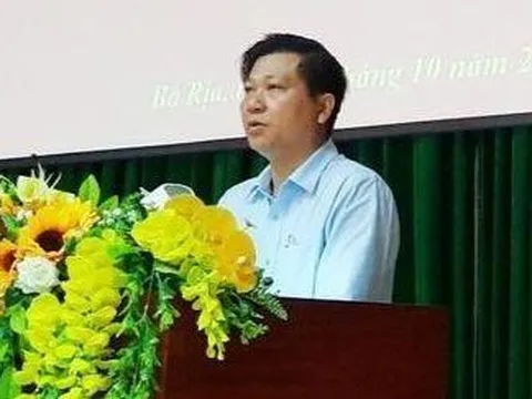 Miễn nhiệm Phó Chủ tịch UBND tỉnh Bà Rịa - Vũng Tàu