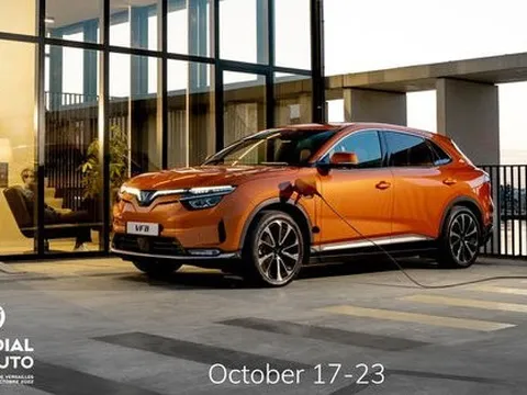 VinFast chính thức giới thiệu 4 mẫu xe điện tới thị trường Pháp