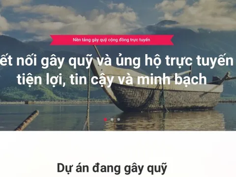 Giải pháp công nghệ cho thiện nguyện minh bạch