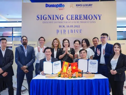 BST nệm Paradise từ Dunlopillo, tiêu chuẩn của công nghệ nâng đỡ giấc ngủ