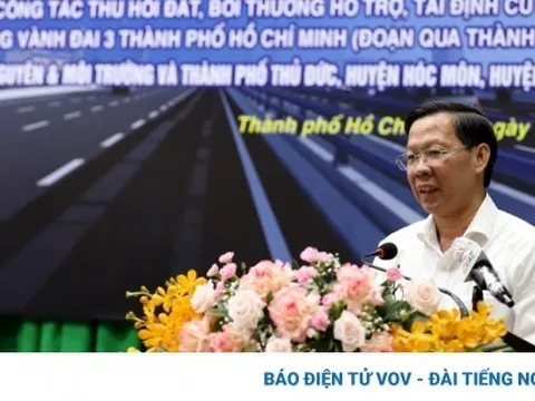 TP.HCM yêu cầu đảm bảo tiến độ giải phóng mặt bằng dự án đường Vành đai 3