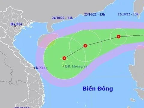 Biển Đông sắp đón áp thấp nhiệt đới