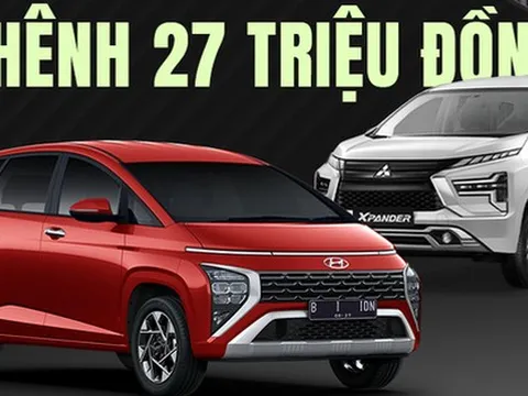 Hyundai Stargazer nhiều công nghệ so kè 'vua doanh số' Mitsubishi Xpander thực dụng