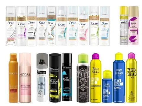 Dove, Nexxus, TRESemmé.... và nhiều sản phẩm dầu gội khô bị thu hồi do chứa hóa chất gây ung thư