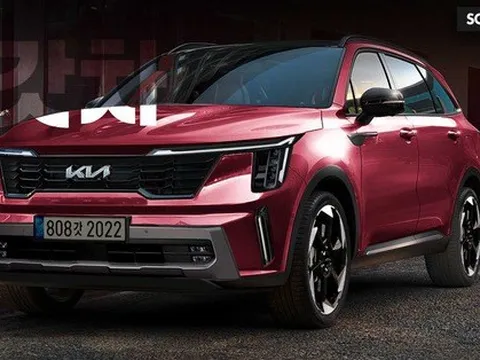 Kia Sorento sắp thay thiết kế, tăng sức cạnh tranh Hyundai Santa Fe