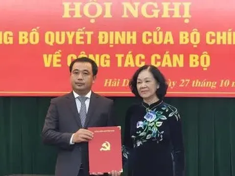 Bà Trương Thị Mai kỳ vọng gì ở tân Bí thư Tỉnh ủy Hải Dương?