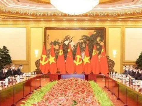 Tổng Bí thư Nguyễn Phú Trọng hội đàm với Tổng Bí thư, Chủ tịch nước Tập Cận Bình