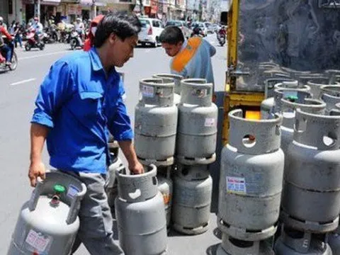 Gas đảo chiều tăng 20.000 - 21.000 đồng bình 12kg