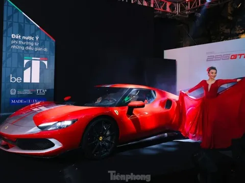 Cận cảnh siêu xe Ferrari 296 GTB vừa ra mắt tại Hà Nội