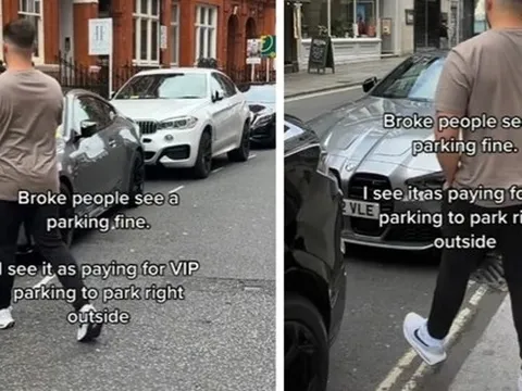 Bị phạt 8000 USD vì đỗ xe trái phép, TikToker vẫn ung dung khoe là... VIP