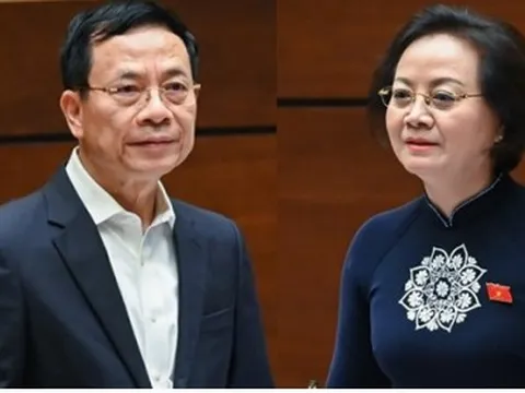 Bộ trưởng Nguyễn Mạnh Hùng và Phạm Thị Thanh Trà trả lời chất vấn hôm nay