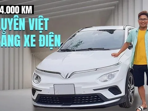 Chủ xe VF e34 quyết xuyên Việt trong 6 tháng: Soạn trước phương án sạc xe nhờ và thực tế