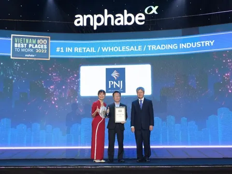 Nơi làm việc tốt nhất Việt Nam: PNJ đứng đầu trong ngành bán lẻ 2022