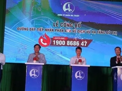 Ra mắt đường dây nóng tiếp nhận phản ánh về dịch vụ hạ tầng đô thị