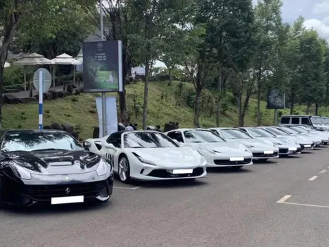 Ông Đặng Lê Nguyên Vũ bất ngờ mang bộ sưu tập Ferrari trăm tỷ xuống phố