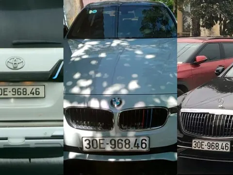 Nghi vấn Toyota Land Cruiser, Mercedes-Benz S-class, BMW 5 series cùng "yêu" 1 biển số xe