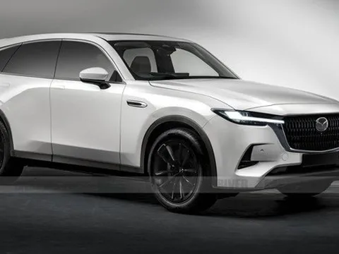 CX-90 - SUV lớn nhất của Mazda nhá hàng, để lộ động cơ