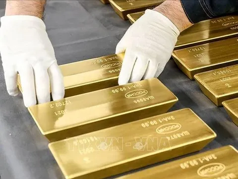 Giá vàng thế giới giảm 0,9% trong tuần qua