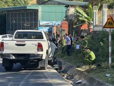 Công an Thanh Hóa thông tin gì về vụ ôtô của trưởng công an thị trấn va chạm xe máy?