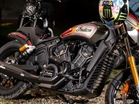 Chiêm ngưỡng Indian Scout Rogue với phiên bản custom bởi Hardnine Choppers