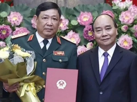 Thăng quân hàm Thượng tướng cho Phó Tổng Tham mưu trưởng QĐND Việt Nam