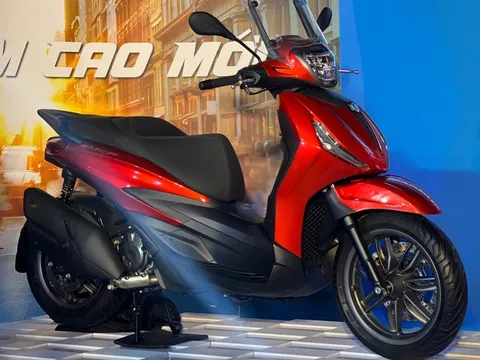 Cận cảnh 'siêu phẩm' xe tay ga Piaggio mới về Việt Nam, ngập công nghệ, giá 235 triệu đồng