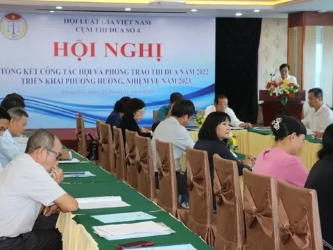 Cụm thi đua số 4 Hội Luật gia Việt Nam phát huy vai trò, trách nhiệm trên mặt trận pháp lý