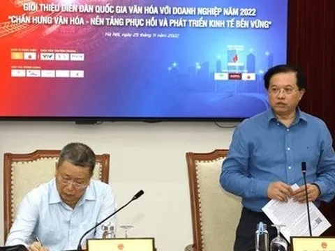 Thứ trưởng Bộ VHTTDL: Xây dựng văn hoá để phát triển kinh tế bền vững