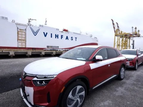 Thủ tướng Phạm Minh Chính dự lễ xuất khẩu lô xe điện đầu tiên của VinFast sang Mỹ