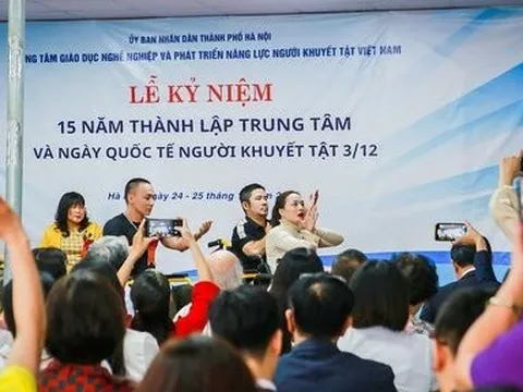 Kỷ niệm 15 năm thành lập TT GDNN và PT năng lực khuyết tật Việt Nam