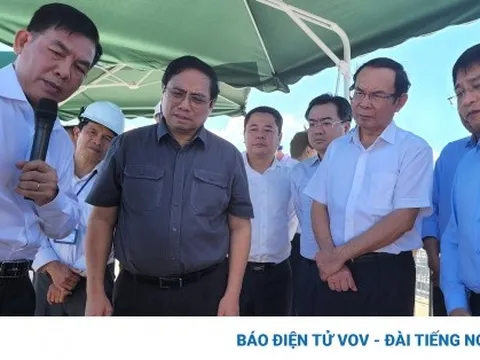 Thủ tướng Phạm Minh Chính kiểm tra tiến độ các dự án trọng điểm tại TP.HCM