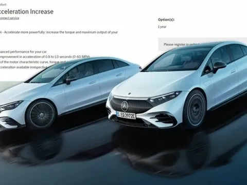 Mercedes-Benz 'móc túi' người dùng thêm 1.200 USD/năm để mở khóa công suất tối ưu xe điện