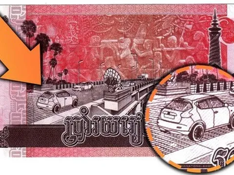 Nissan Juke, Toyota Camry xuất hiện trên tiền Campuchia?