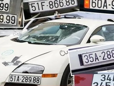 Đấu giá biển số ô tô: Giá khởi điểm 40 triệu đồng, bước giá 5 triệu đồng