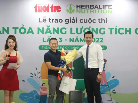 Clip "Đạp xe trồng cây" đoạt giải nhất cuộc thi "Lan tỏa năng lượng tích cực"