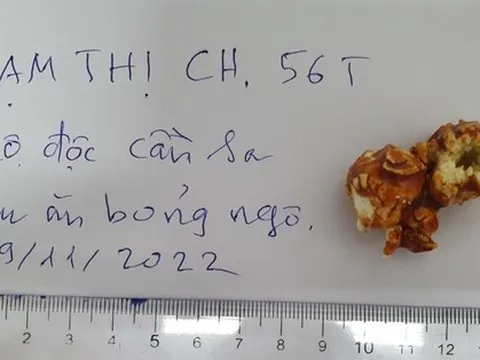 Ăn bỏng ngô con mua trên mạng, người phụ nữ ngộ độc cần sa nhập viện cấp cứu