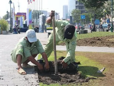 Thông tin mới vụ thảm cỏ tại công viên Bến Bạch Đằng bị hư hại nặng sau lễ hội ẩm thực