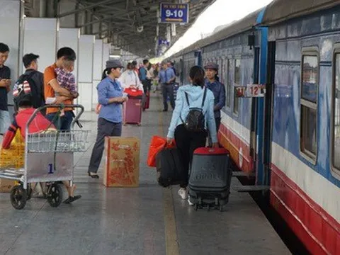 Đường sắt chạy thêm tàu vào dịp Tết dương lịch 2023