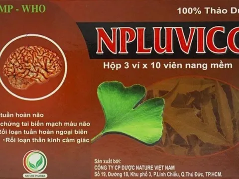 Thu hồi trên toàn quốc lô thuốc Npluvico không đạt chất lượng