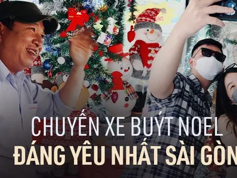 Một chuyến xe buýt ngập tràn Giáng sinh ở TP.HCM: Bác tài tự bỏ tiền trang trí, đặt quà tặng hành khách