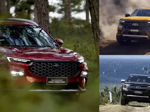 Ford Việt Nam bán ra gần 2.000 chiếc Ranger và hơn 1.100 chiếc Territory trong tháng 11