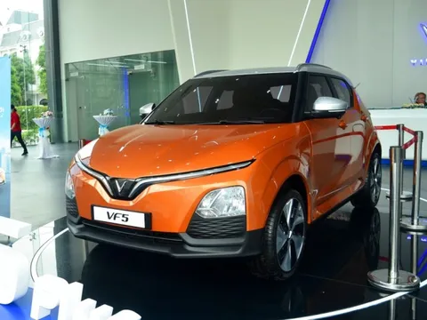 Cận cảnh VinFast VF 5 vừa được trưng bày tại Việt Nam