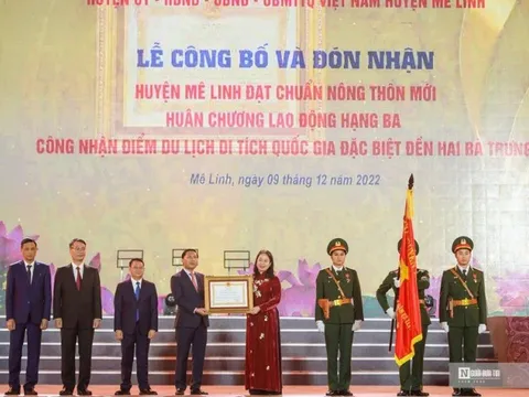 Hà Nội có thêm một huyện đạt chuẩn nông thôn mới