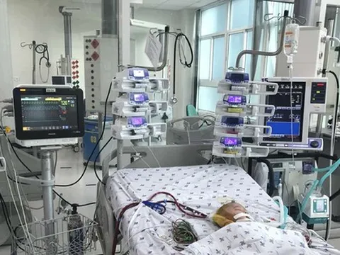 Đặt ECMO cứu bệnh nhi sốc sốt xuất huyết biến chứng suy hô hấp cấp