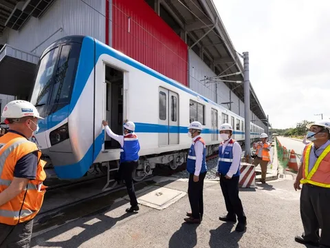 Ngày 21-12, tàu metro Bến Thành - Suối Tiên chạy thử nghiệm