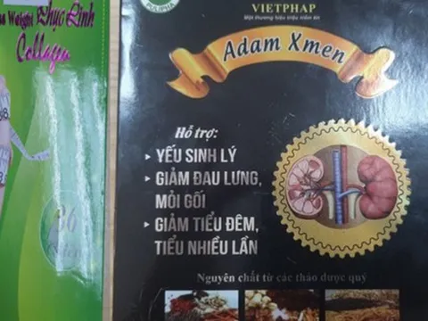 Hàng loạt sản phẩm hỗ trợ giảm cân, yếu sinh lý chứa chất cấm