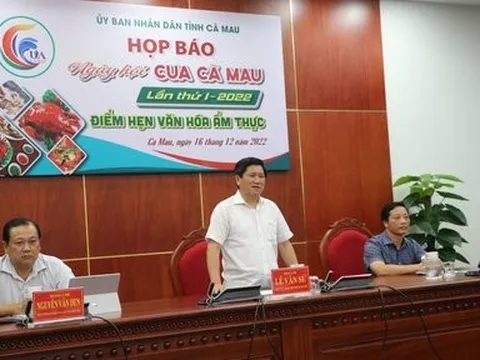 Khởi động ngày hội Cua Cà Mau – Điểm hẹn văn hóa ẩm thực