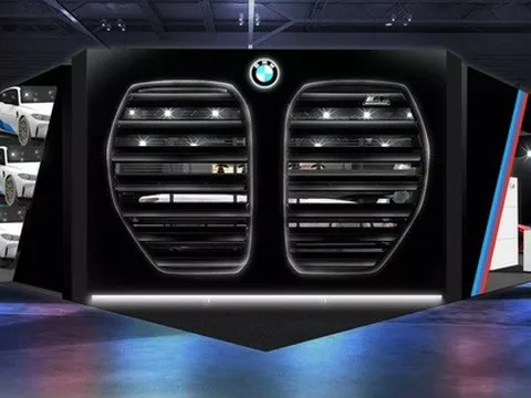 BMW thách thức antifan: Triển lãm cả mô hình lưới tản nhiệt to cao như nhà tầng