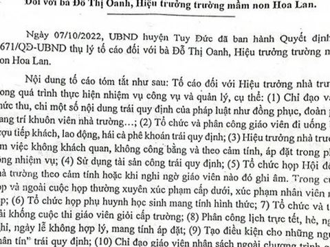 Vụ điều giáo viên đi tiếp khách VIP: Đề nghị làm rõ việc lộ thông tin người tố cáo