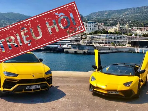 Lamborghini liên tiếp triệu hồi xe tại Việt Nam